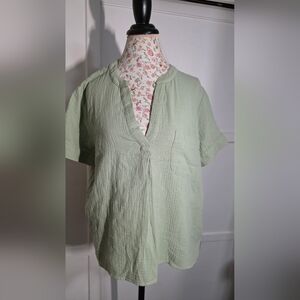 NWT J. Crew Green Casual Size L